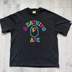 A Bathing Ape Black T-Shirt Size XL